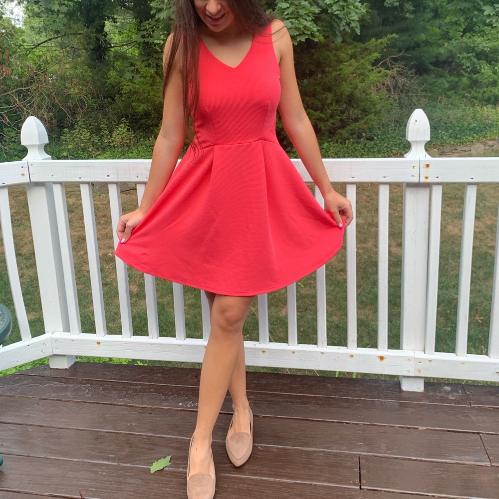 Pink party dress